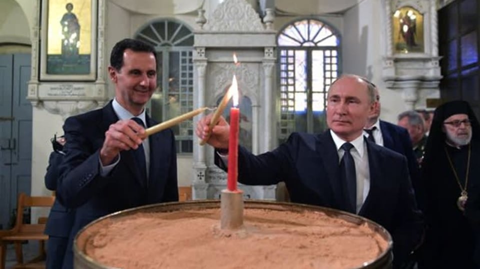 Putin s Asadem uctili pravoslavné Vánoce
